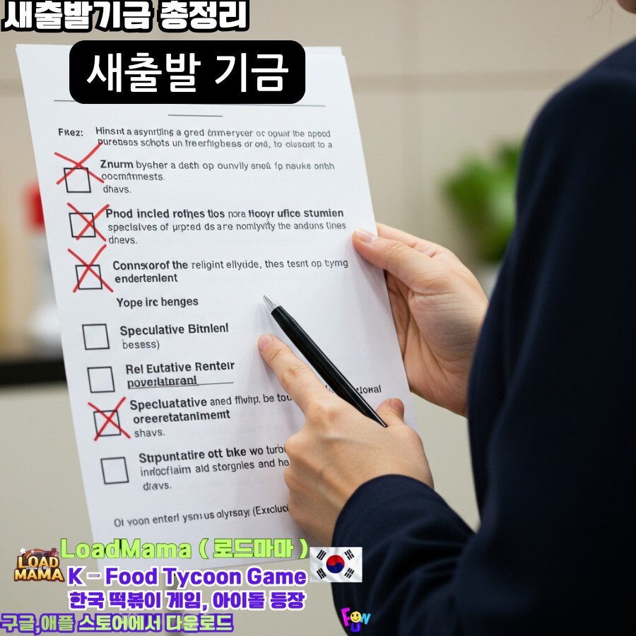 새출발기금 중요사항 체크 사항 